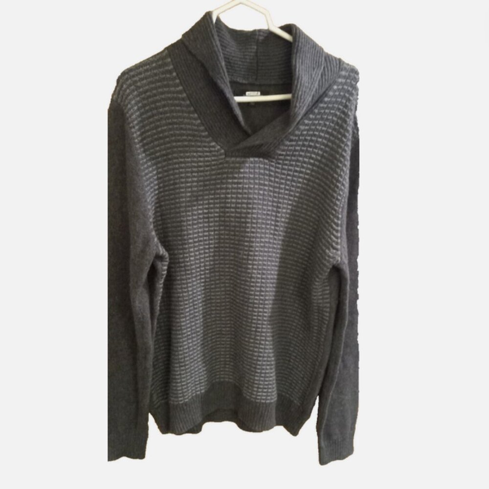 Marc Anthony Men’s XL Sweater Pullover Gray Comfort Knit Casual winter warm